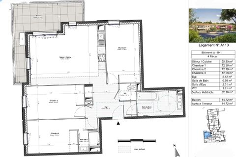 Lejlighed i Biot, Alpes-Maritimes, Biot - € 495.000 | Ref: 1332925FB9677E21 - foto 7