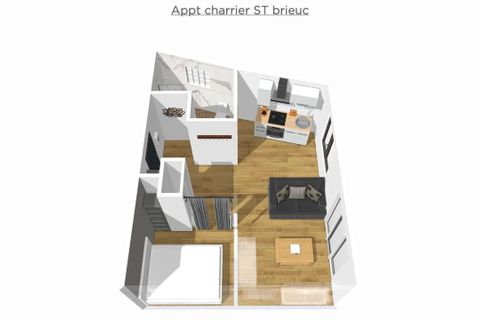 Apartament a Saint-Brieuc, Cotes-d'Armor, Saint-Brieuc - € 650/mes | Ref: 891685 - foto 5