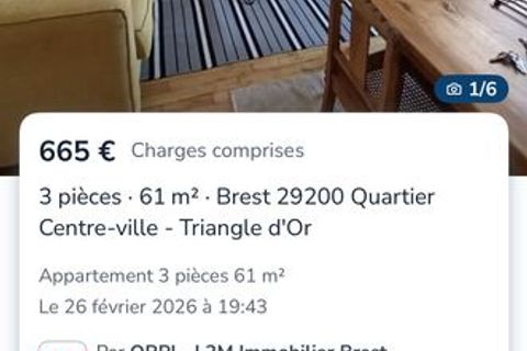 Leilighet i Brest, Finistere, Brest - € 665/måned | Ref: 867455 - foto 5