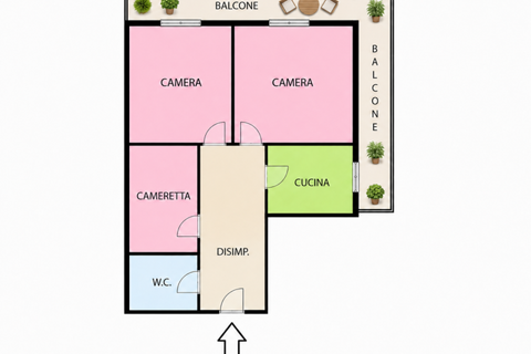 Appartement in Naples, Naples, Naples - € 135.000 | Ref: Via Ponti Rossi - foto 12