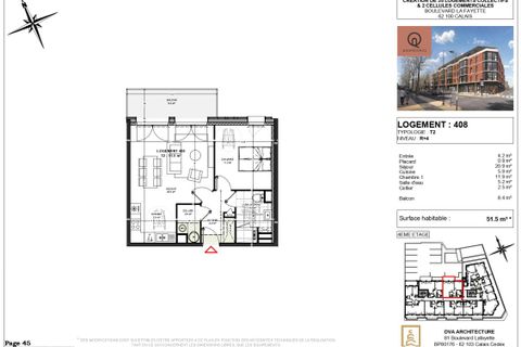 Wohnung in Calais, Pas-de-Calais, Calais - € 212.000 | Ref: 408_QUINTESSENCE - Foto 1