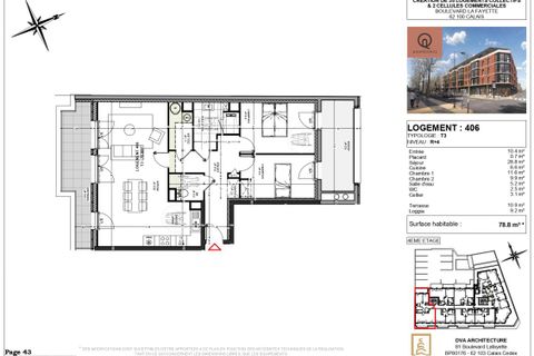 Wohnung in Calais, Pas-de-Calais, Calais - € 318.500 | Ref: 406_QUINTESSENCE - Foto 2