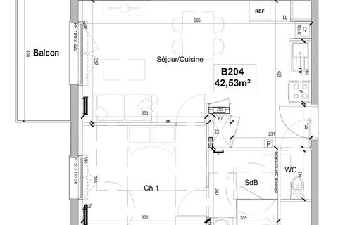 Wohnung in Wasquehal, Nord, Wasquehal - € 762/Monat | Ref: WASQB204_PPZ - Foto 5