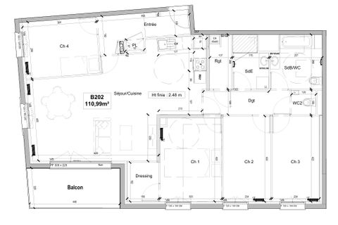 Wohnung in Wasquehal, Nord, Wasquehal - € 1.807/Monat | Ref: WASQB202_PPZ - Foto 10