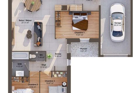 Villa a Ligugé, Vienne, Ligugé - € 175.854 | Ref: TMM-86-2669852-190-1200 - foto 4