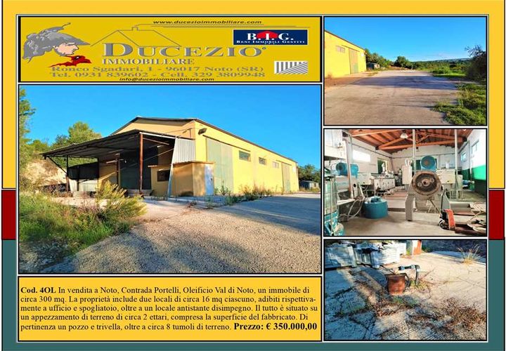 Erhvervsejendom i Noto, Siracusa, Noto - € 350.000 | Ref: 4OL - foto 1