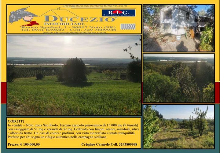 Helårsgrund i Noto, Siracusa, Noto - € 100.000 | Ref: 21T - foto 1