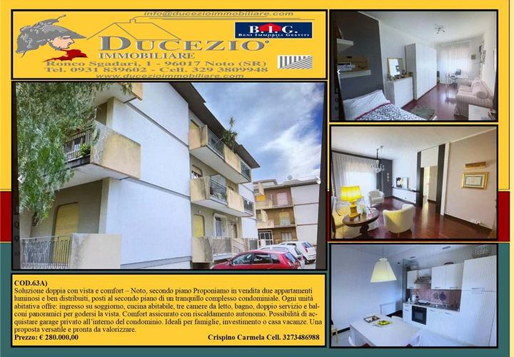 Lejlighed i Noto, Siracusa, Noto - € 280.000 | Ref: 63A - foto 1