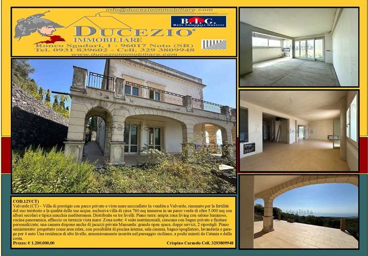 Villa a Catania, Catania, Catania - € 1.200.000 | Ref: 12VCT - foto 1
