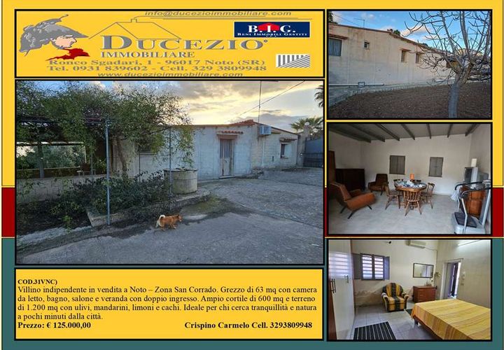 Villa i Noto, Siracusa, Noto - € 125.000 | Ref: 31VNC - foto 1