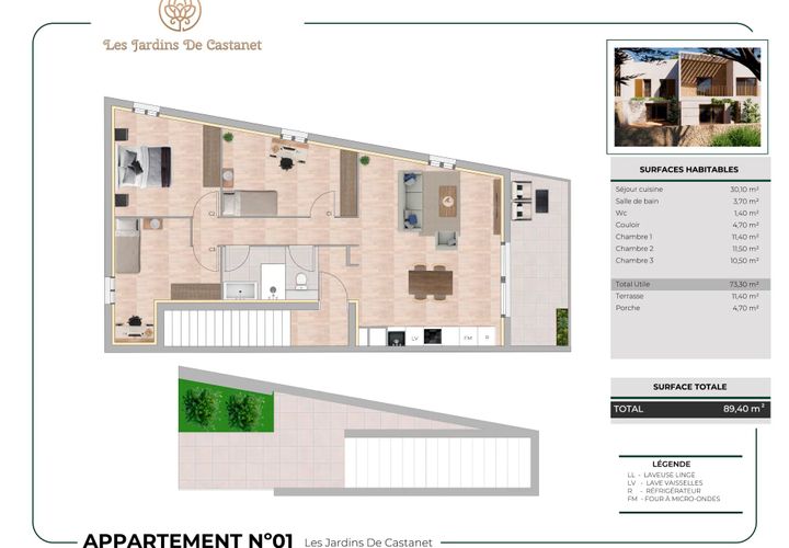 Lejlighed i Nimes, Gard, Nimes - € 316.000 | Ref: 547 - foto 1