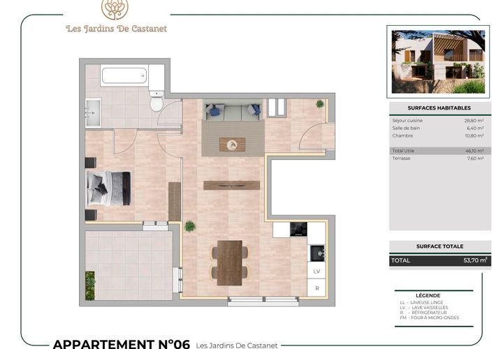 Lejlighed i Nimes, Gard, Nimes - € 215.000 | Ref: 550 - foto 1