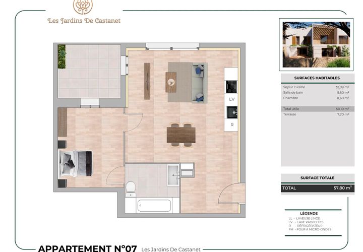 Lejlighed i Nimes, Gard, Nimes - € 246.000 | Ref: 551 - foto 1