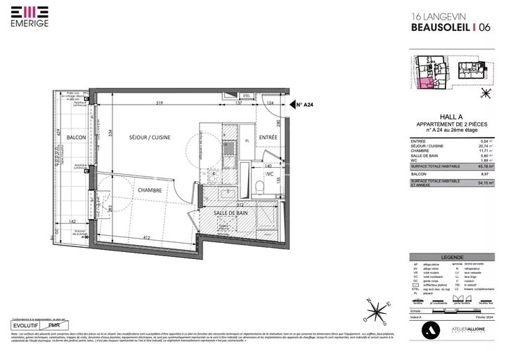 Leilighet i Beausoleil, Alpes-Maritimes, Beausoleil - € 552 000 | Ref: 85096979 - foto 1