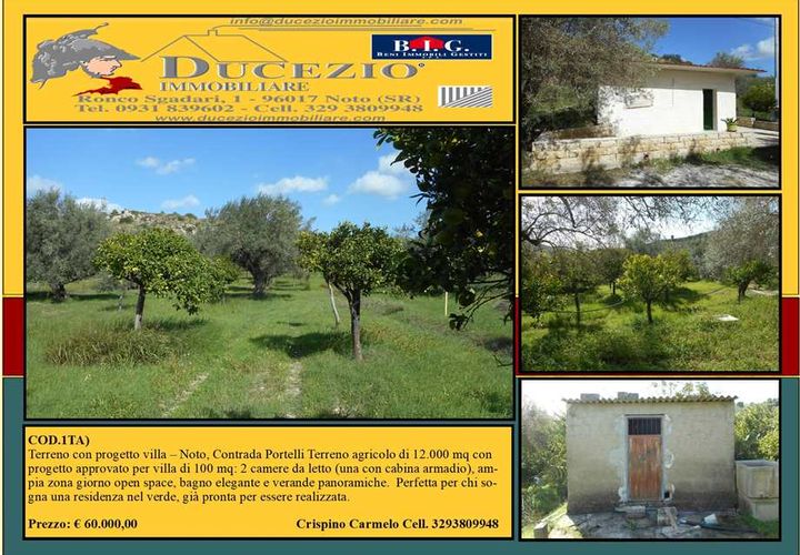 Helårsgrund i Noto, Siracusa, Noto - € 60.000 | Ref: 1TA - foto 1