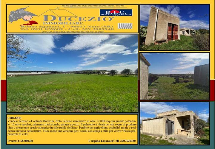 Helårsgrund i Noto, Siracusa, Noto - € 65.000 | Ref: 68T - foto 1