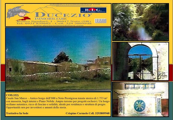 Landejendom i Noto, Siracusa, Noto - € 1.100.000 | Ref: 332 - foto 1