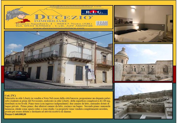 Byhus i Noto, Siracusa, Noto - € 640.000 | Ref: 27C - foto 1