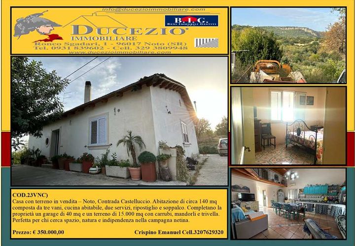 Villa i Noto, Siracusa, Noto - € 350.000 | Ref: 23VNC - foto 1