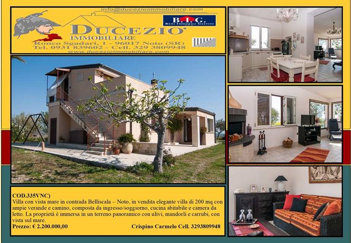 Villa i Noto, Siracusa, Noto - € 2.200.000 | Ref: 335VNC - foto 1