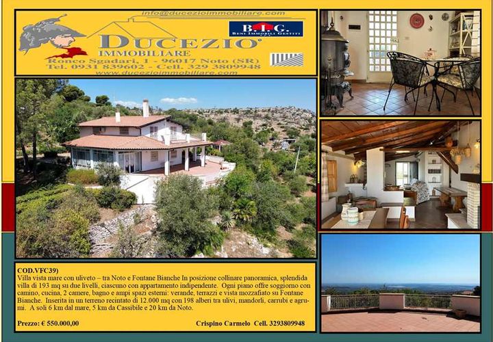 Villa i Noto, Siracusa, Noto - € 550.000 | Ref: VFC39 - foto 1