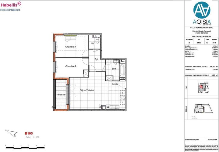 Lejlighed i Beaune, Cote-d'Or, Beaune - € 169.900 | Ref: 4_4694 - foto 1