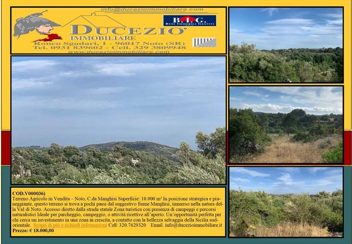 Helårsgrund i Noto, Siracusa, Noto - € 18.000 | Ref: V000036 - foto 1