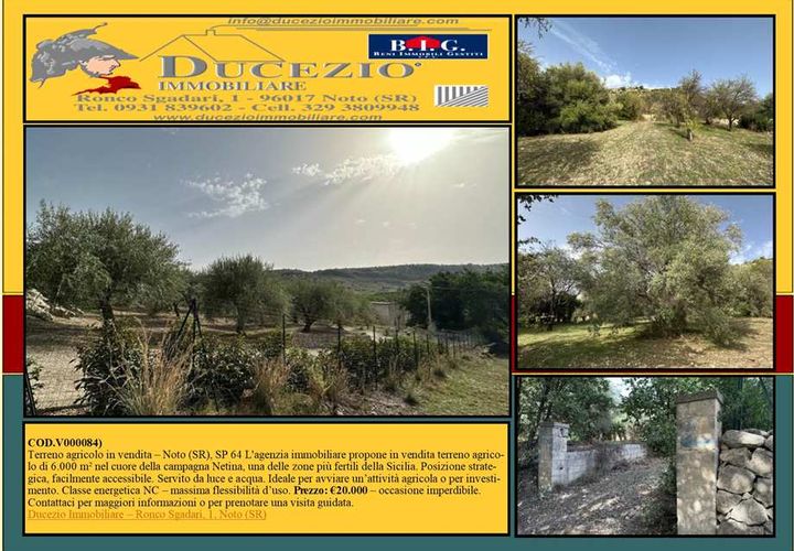 Helårsgrund i Noto, Siracusa, Noto - € 19.000 | Ref: V000084 - foto 1