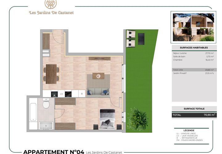 Lejlighed i Nimes, Gard, Nimes - € 232.000 | Ref: 541 - foto 1