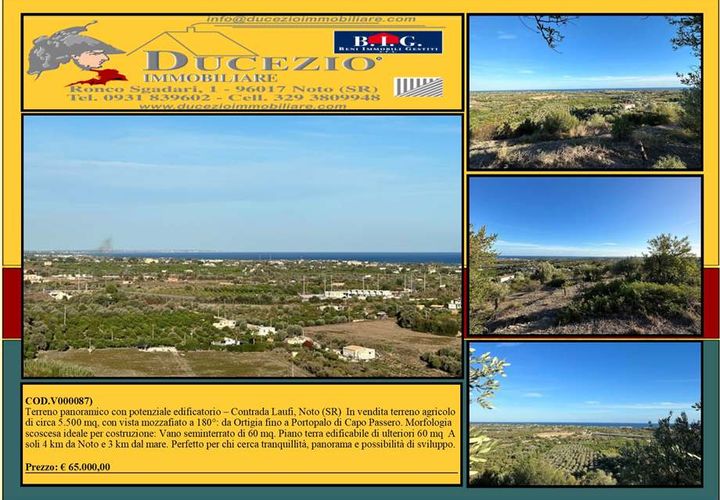 Helårsgrund i Noto, Siracusa, Noto - € 65.000 | Ref: V000087 - foto 1