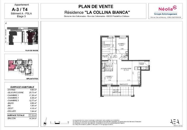 Lejlighed i Pfastatt, Haut-Rhin, Pfastatt - € 232.000 | Ref: 68-19045_A34 - foto 1