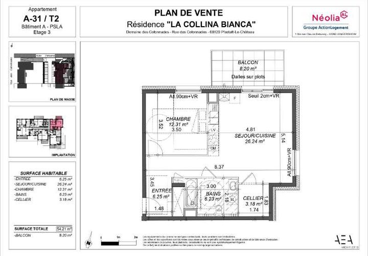 Leilighet i Pfastatt, Haut-Rhin, Pfastatt - € 164 000 | Ref: 68-19045_A31 - foto 1
