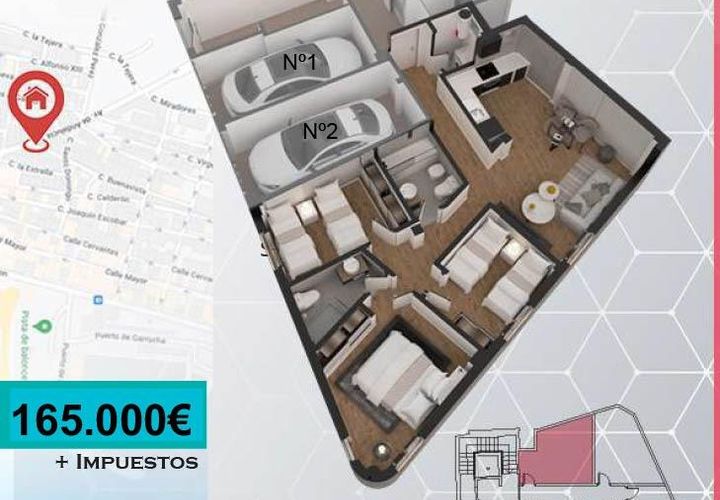 Lejlighed i Garrucha, Almeria, Garrucha - € 165.000 | Ref: 101273/12303 - foto 1