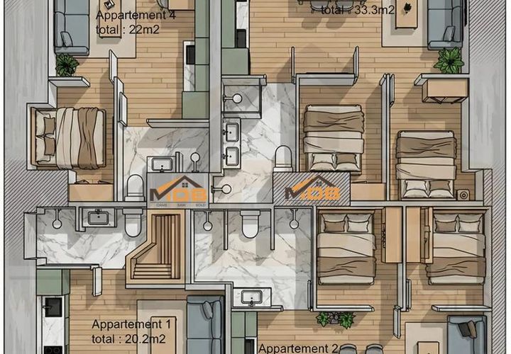 Studio i Nice, Alpes-Maritimes, Nice - € 892.500 | Ref: MDBIMMO.FR-ML-A-00504 - foto 1