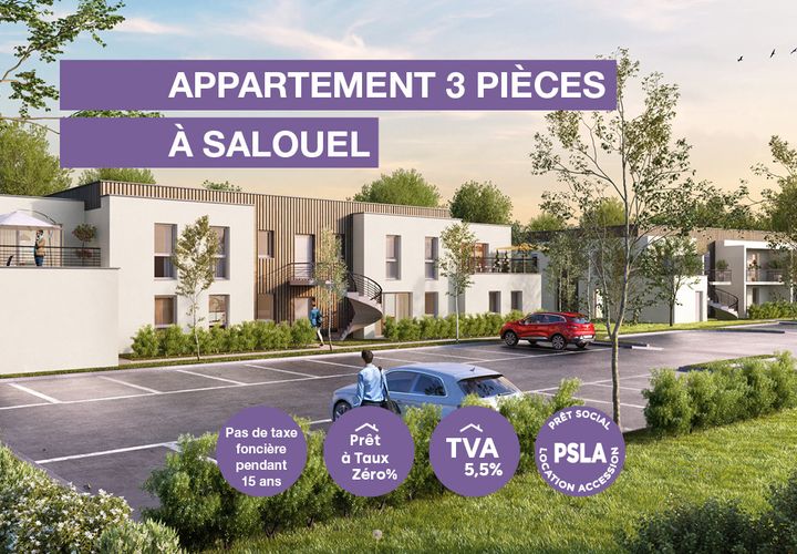 Leilighet i Salouël, Somme, Salouël - € 151 490 | Ref: 80-23-002317 - foto 1