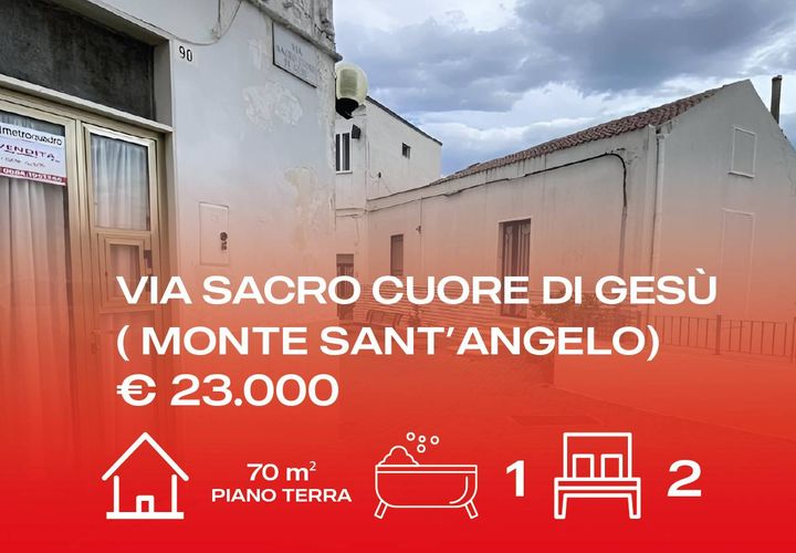 Leilighet i Monte Sant'Angelo, Foggia, Monte Sant'Angelo - € 23 000 | Ref: VIA SACRO CUORE GESU' - foto 1