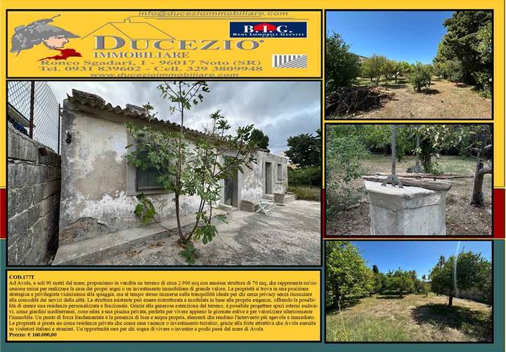 Helårsgrund i Avola, Siracusa, Avola - € 160.000 | Ref: 177T - foto 1