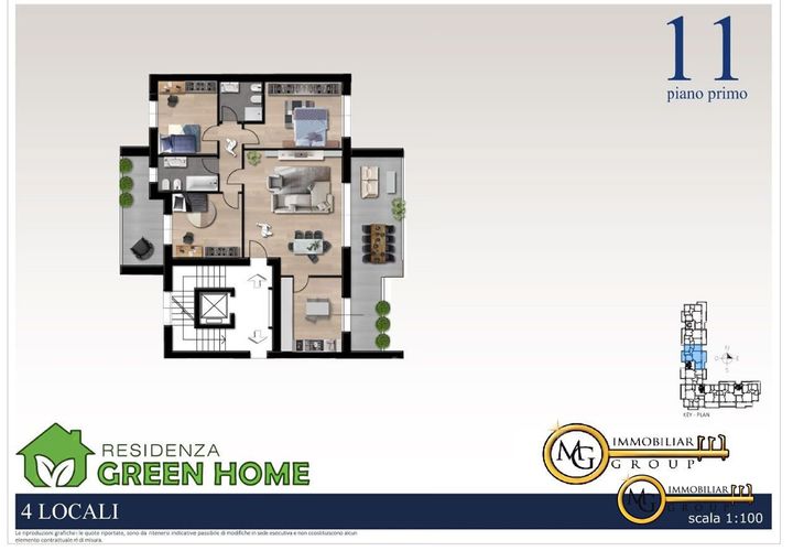 Lejlighed i Vignate, Milan, Vignate - € 419.000 | Ref: APP-SE11 - foto 1