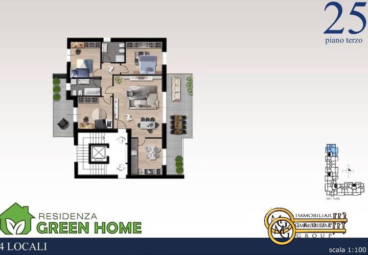 Leilighet i Vignate, Milan, Vignate - € 456 000 | Ref: APP-SE25 - foto 1