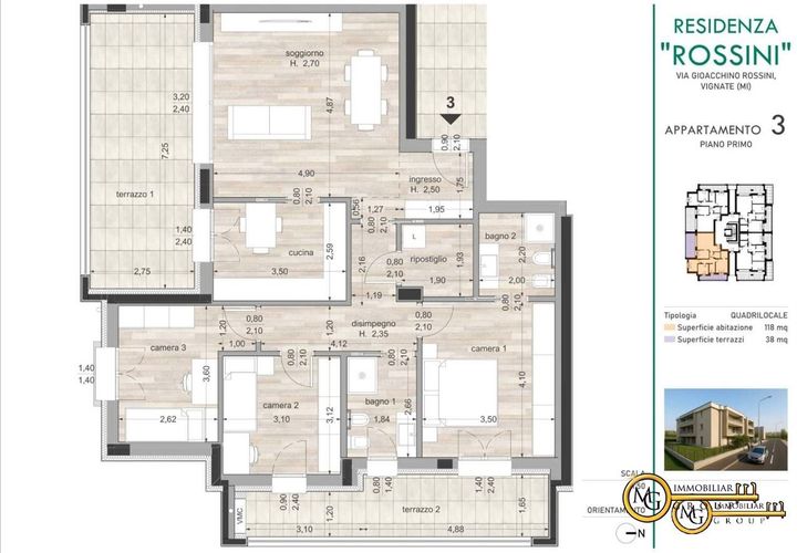 Lejlighed i Vignate, Milan, Vignate - € 425.000 | Ref: ROS-3 - foto 1