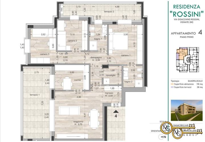 Apartament: Vignate, Milan, Vignate – 425 000 € | Ref: ROS-4 – zdjęcie 1