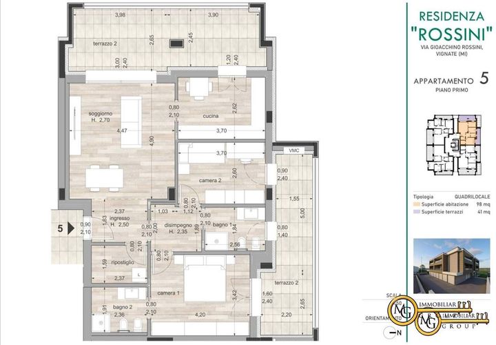 Lejlighed i Vignate, Milan, Vignate - € 365.000 | Ref: ROS-5 - foto 1