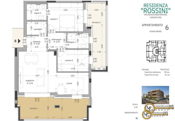 Lejlighed i Vignate, Milan, Vignate - € 365.000 | Ref: ROS-6 - foto 1