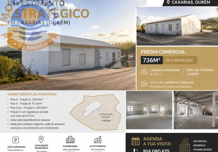 Erhvervsejendom i Ourem, Santarem, Ourem - € 435.000 | Ref: MAG_775 - foto 1