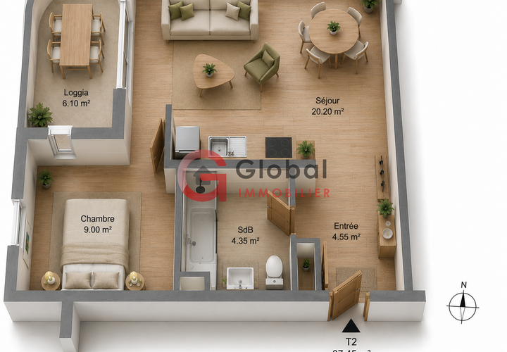 Leilighet i Marseille, Bouches-du-Rhone, Marseille - € 202 310 | Ref: 7699 - foto 1
