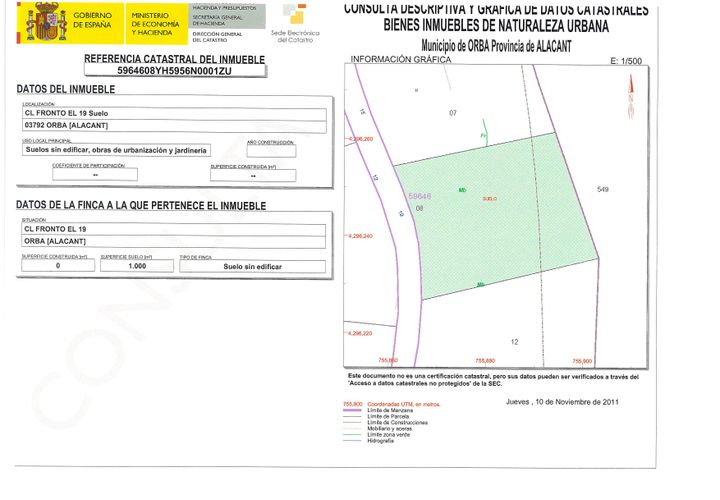 Helårsgrund i Orba, Alicante, Orba - € 80.000 | Ref: 026088_B - foto 1