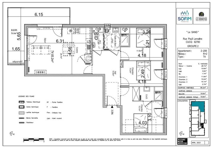 Lejlighed i Cucq, Pas-de-Calais, Cucq - € 383.145 | Ref: 1357 - foto 1