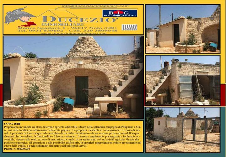 Terra a Polignano a Mare, Bari, Polignano a Mare - € 360.000 | Ref: V182B - foto 1