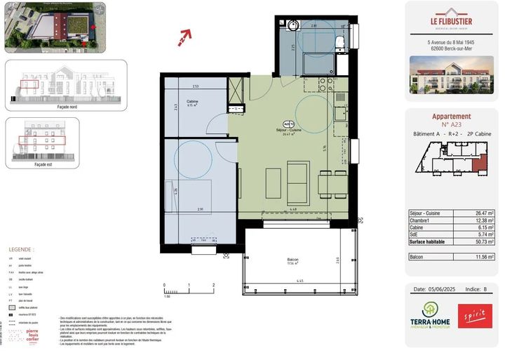 Leilighet i Berck, Pas-de-Calais, Berck - € 216 000 | Ref: A23 - foto 1