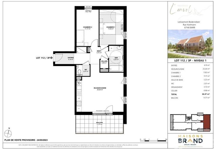 Lejlighed i Barr, Bas-Rhin, Barr - € 259.900 | Ref: fr064136 - foto 1